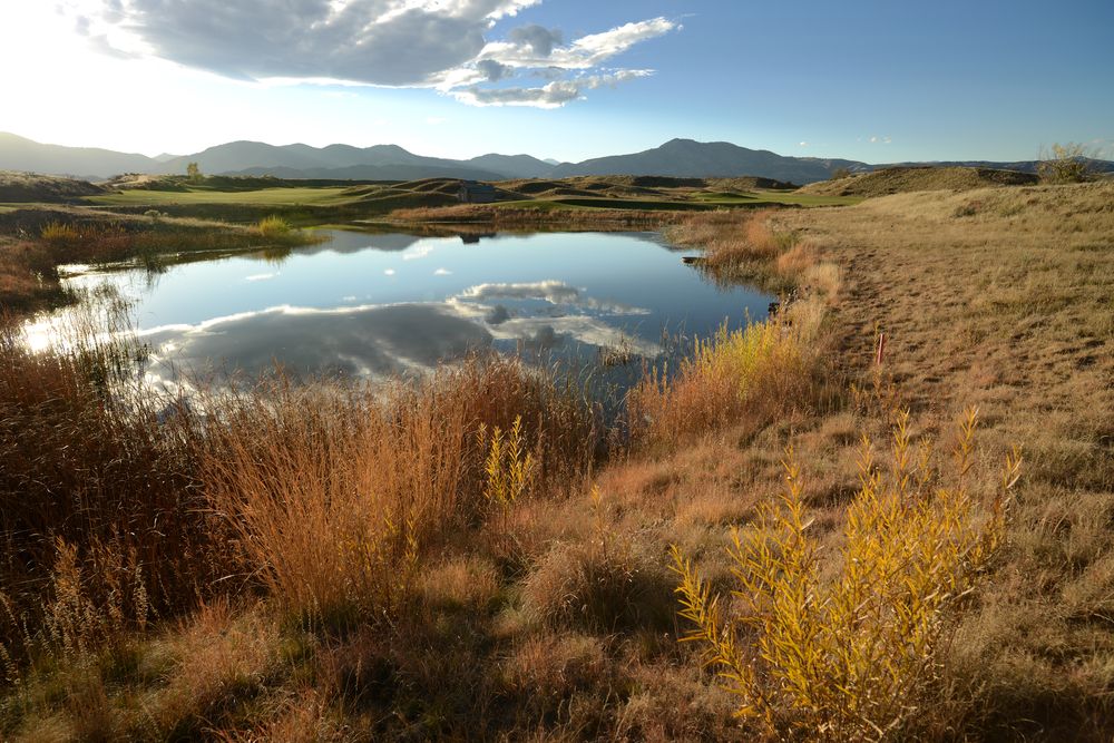 A pond at Bear Creek Lake Park