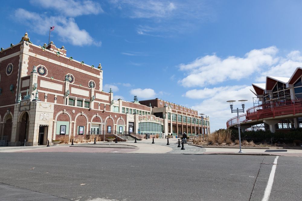 View of Asbury Park Boardwalk's convention hall