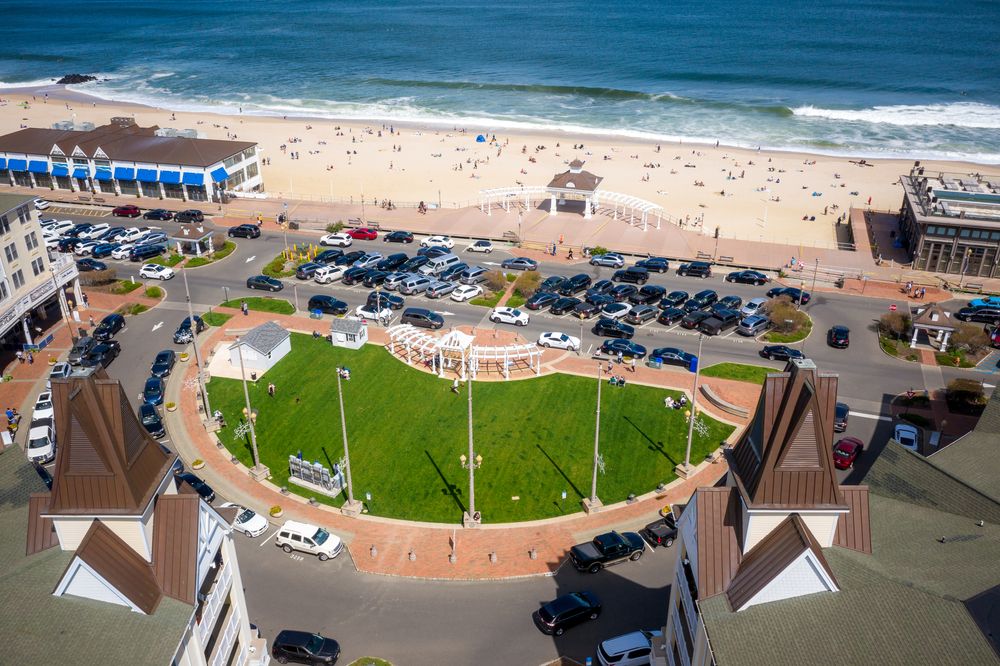 Aerial view of Pier Village