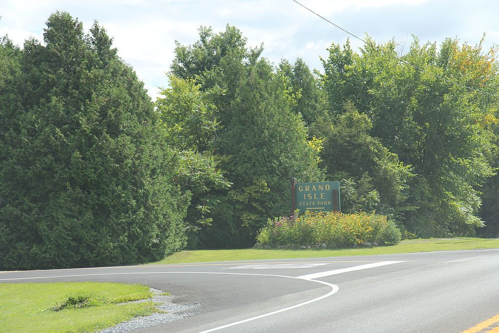 Entrance to Grand Isle State Park