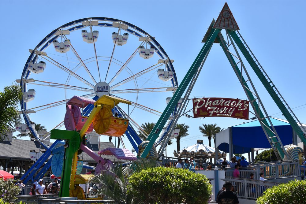Rides at Kemah Boardwalk