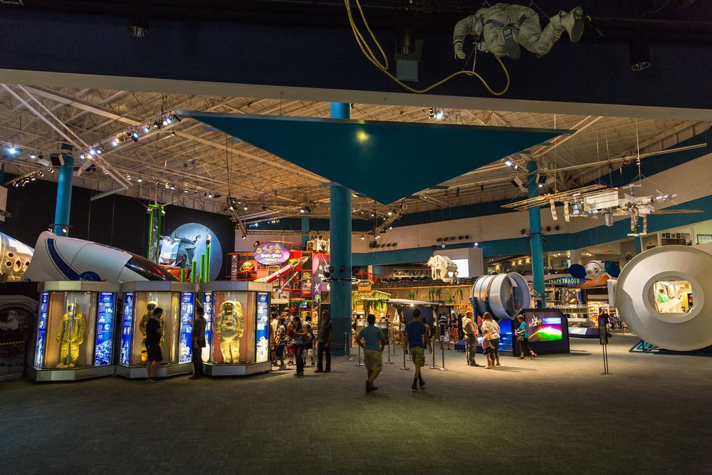 Interior of NASA Johnson Space Center