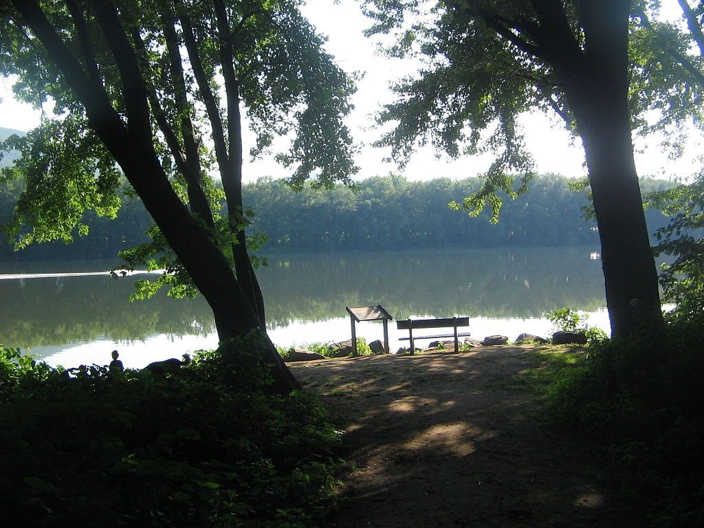 The waters of Riverfront Park