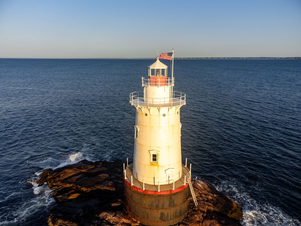 Scenic view of Sakonnet Light