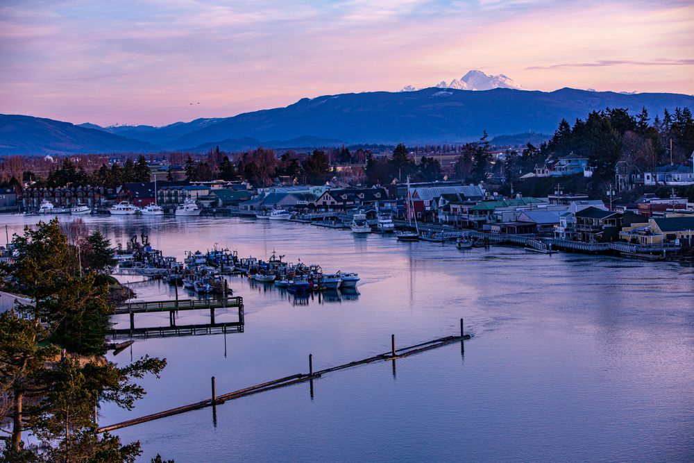Scenic view of the La Conner Marina