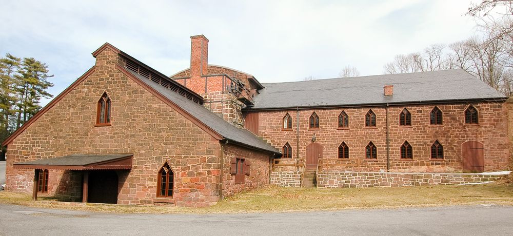 Exterior of Cornwall Iron Furnace