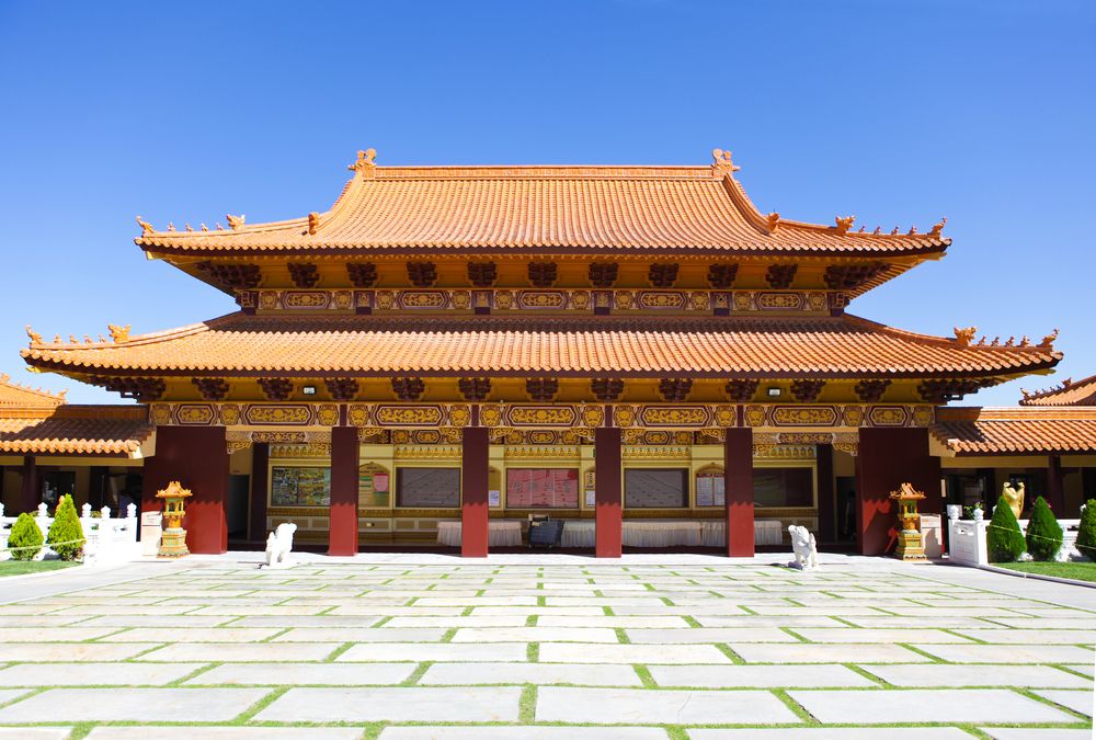 Exterior of the Hsi Lai Temple