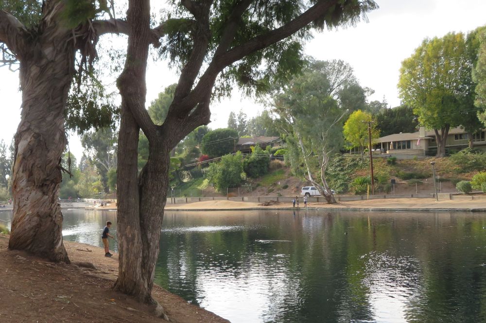 The waters of Laguna Lake Park