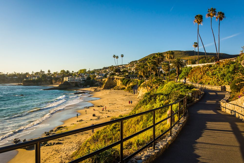 Scenic view of Laguna Beach