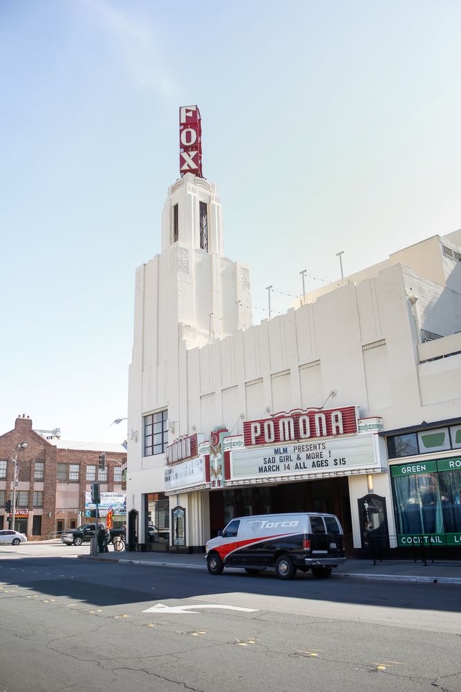 Front View of Fox Theater Pomona