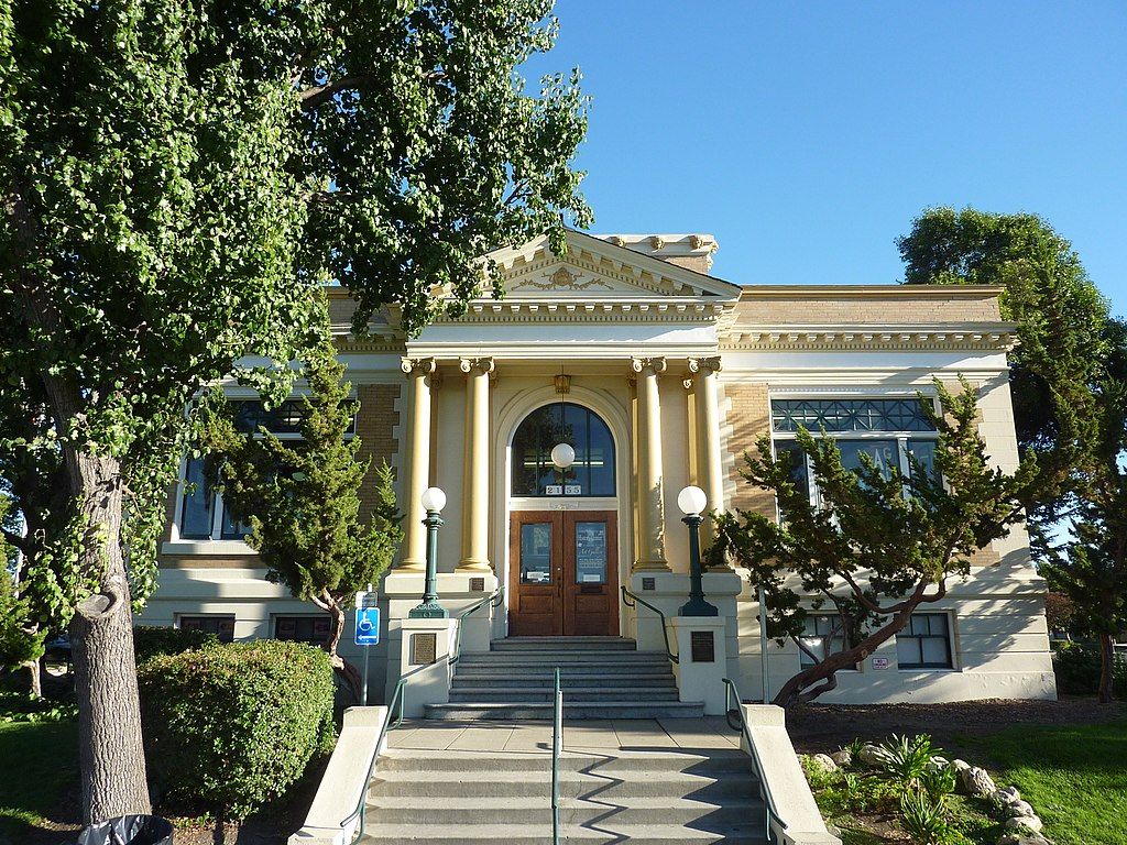 Front exterior of Carnegie Building