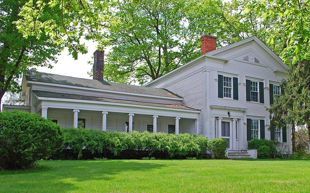 Exterior of a house at Greenmead Historical Park