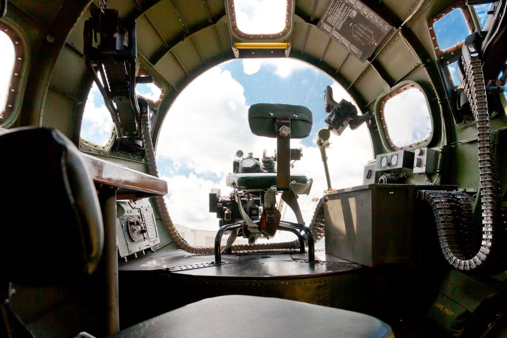 Interior of an aircraft at Aviation Museum of Kentucky