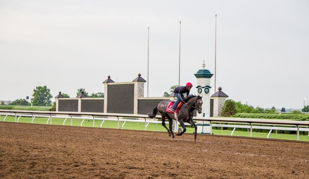 A participant at Keeneland