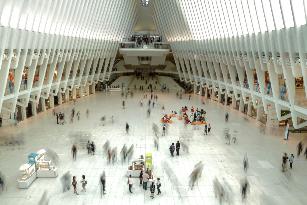 People inside the Oculus