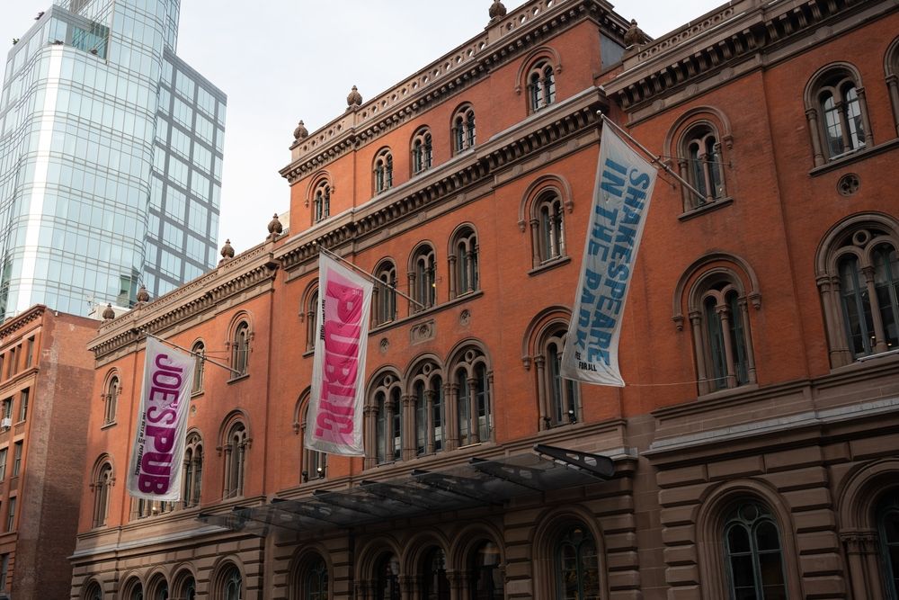 Exterior of the Public Theatre