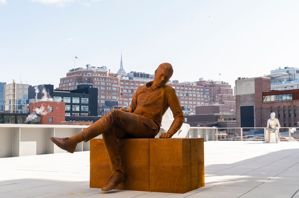 Rooftop sculptures at the Whitney Museum of American Art