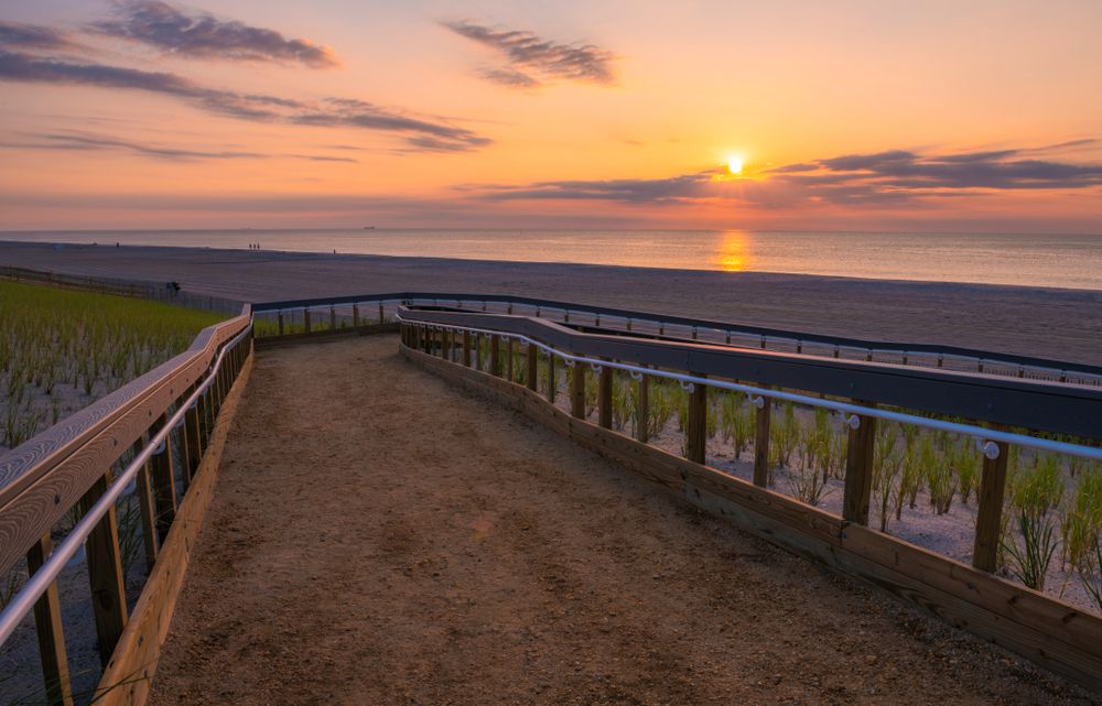 Gorgeous sunrise at Lavallette’s Ocean Beach