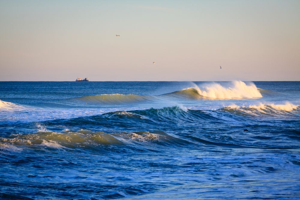 Big waves of Lavallette’s Ocean Beach