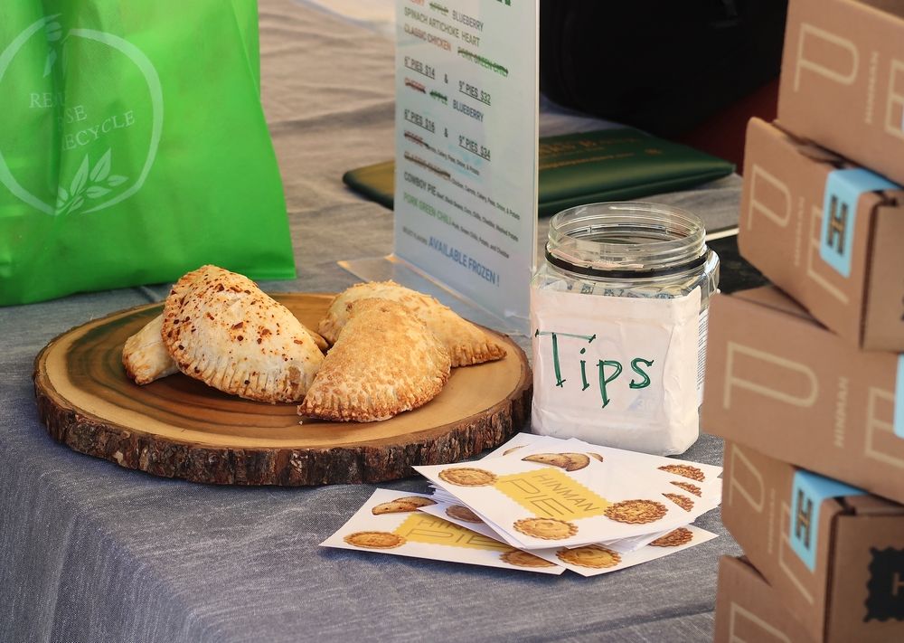 Pie vendor at Boulder County Farmers Market