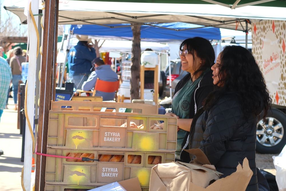 Baked goods vendor at Boulder County Farmers Market