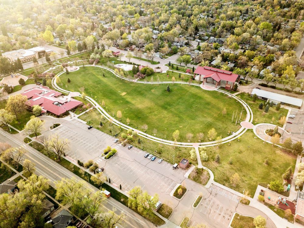 Aerial view of Roosevelt Park
