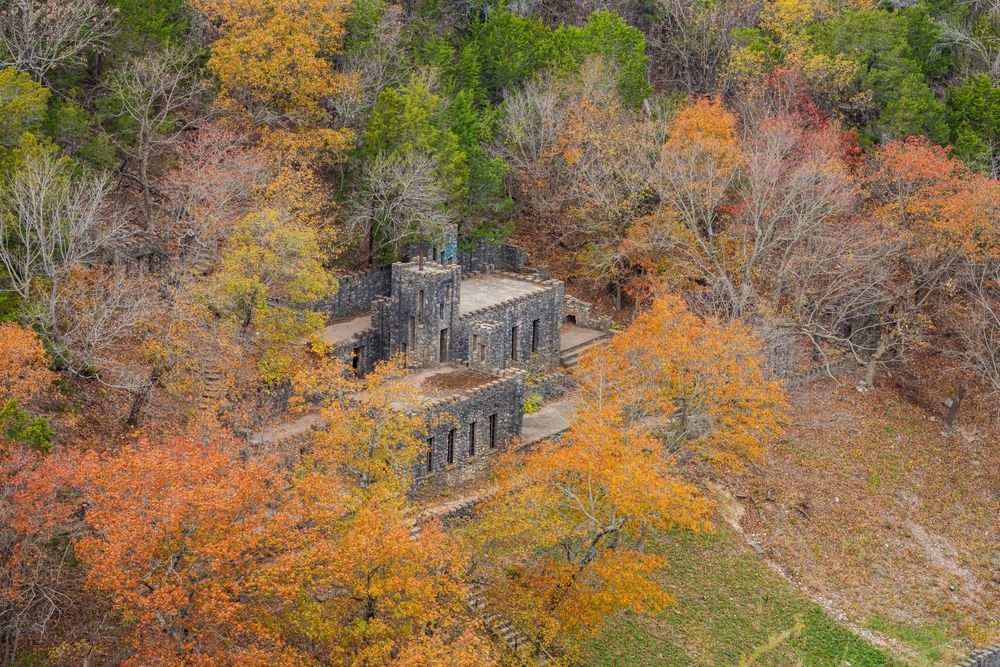 Aerial View of Collings Castle