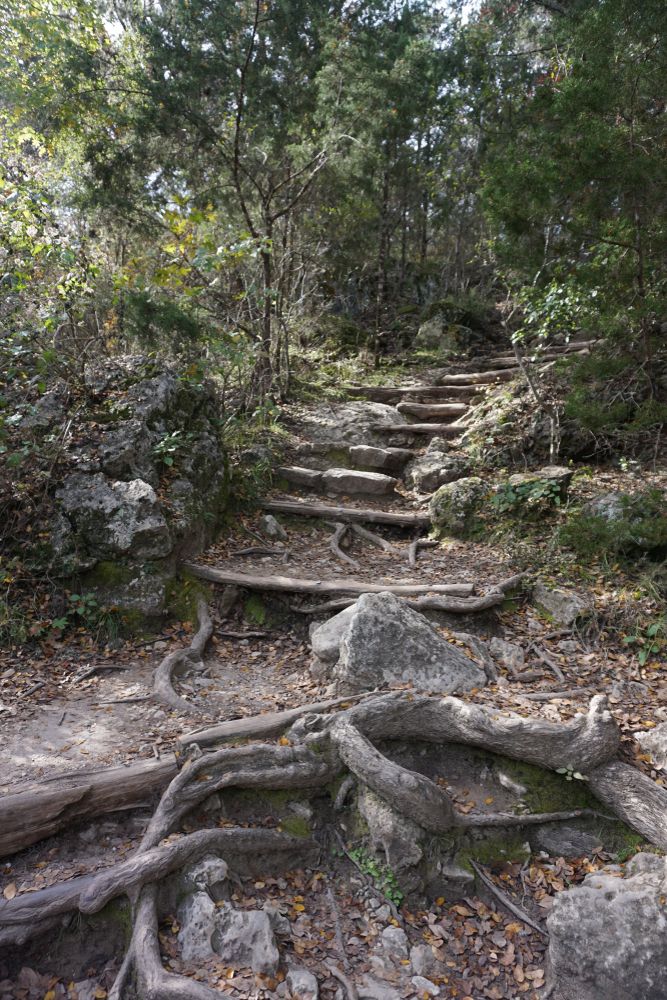 Hiking trail at Hamilton Pool Preserve