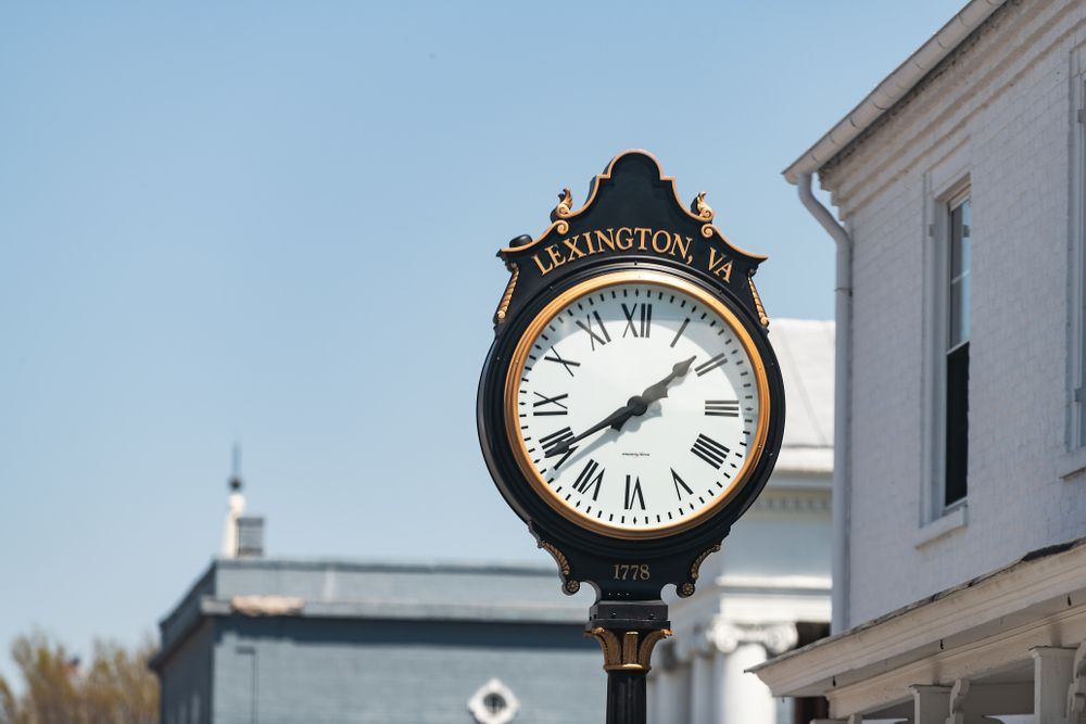 Street clock of Downtown Lexington