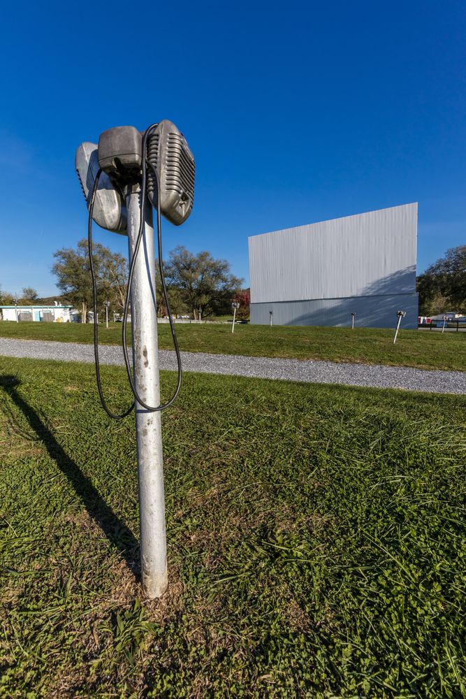 The grounds of Hull’s Drive-In Theatre