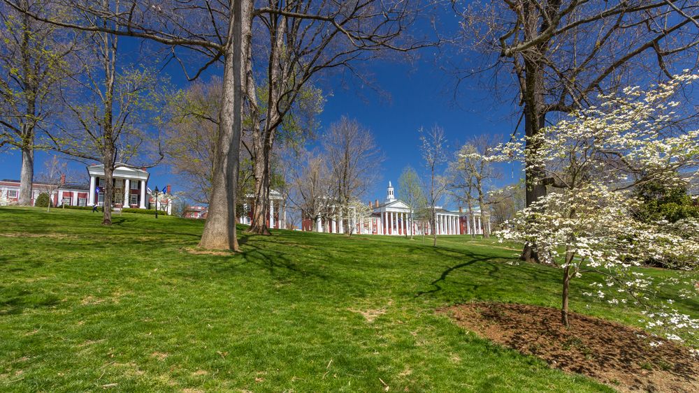 The grounds of Washington and Lee University