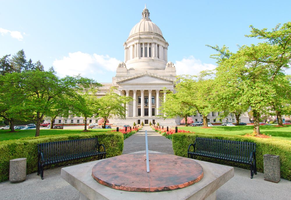 Exterior of Washington State Capitol Building