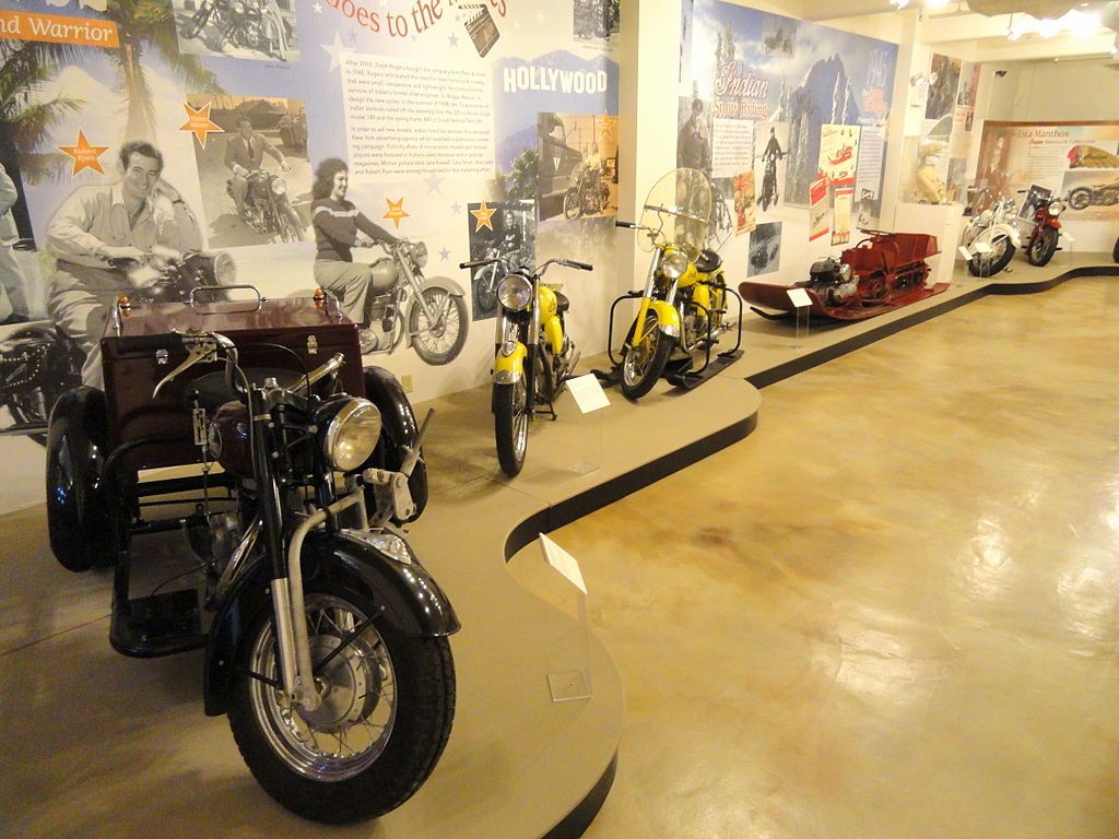 Motorcycles in Lyman and Merrie Wood Museum of Springfield History