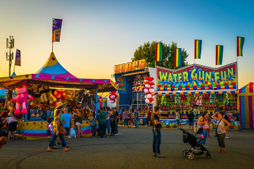 Carnival games at The Big E