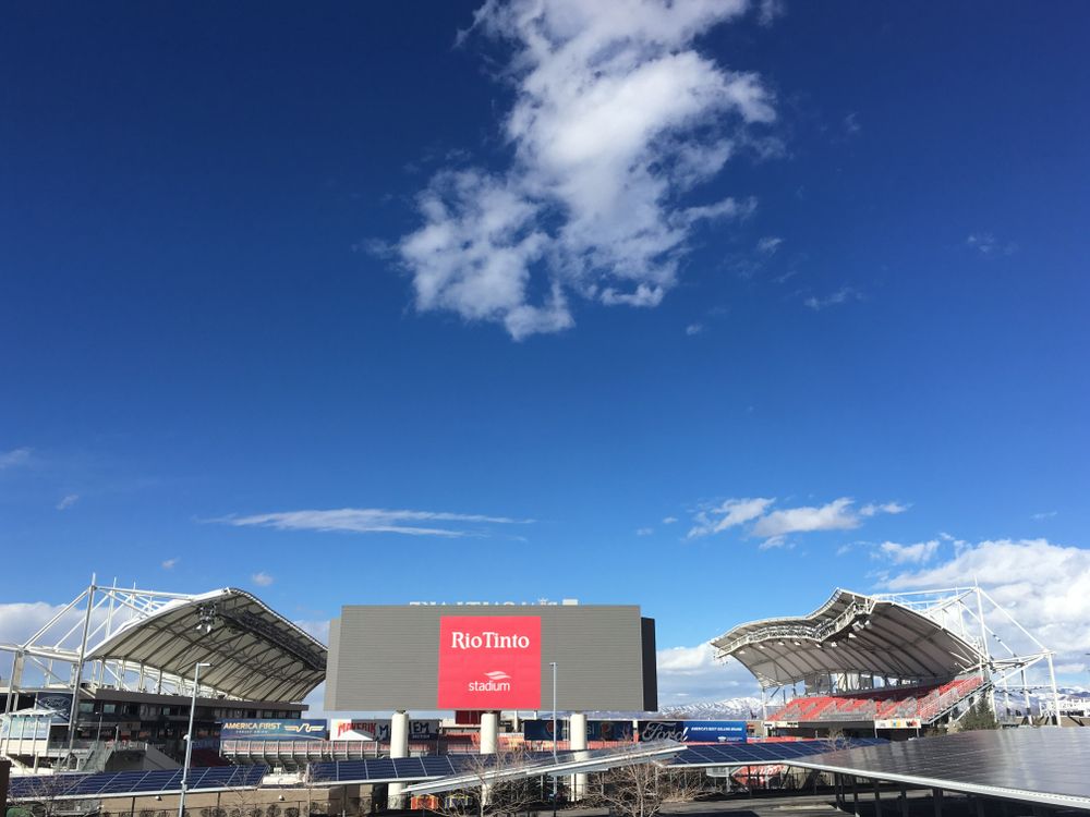 Rio Tinto Stadium in Sandy, Utah