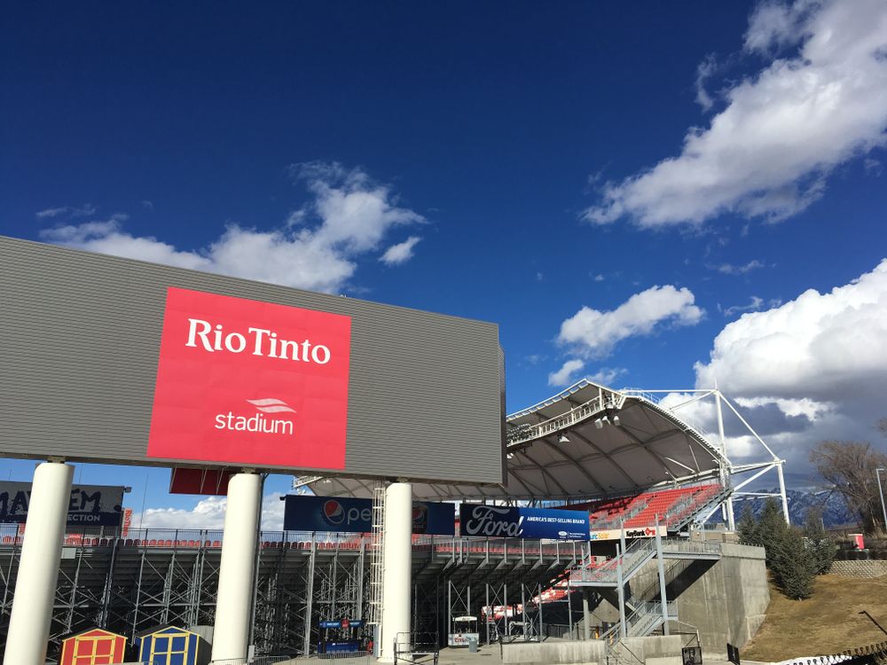 Rio Tinto Stadium in Sandy, Utah
