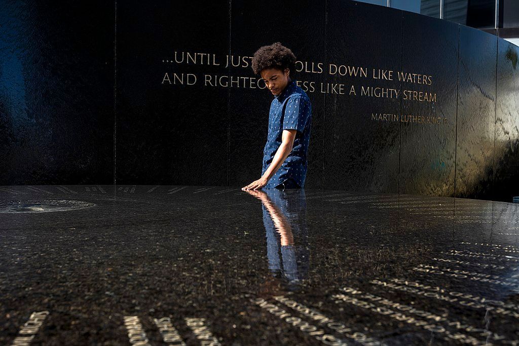 Memorial wall of Civil Rights Memorial Center