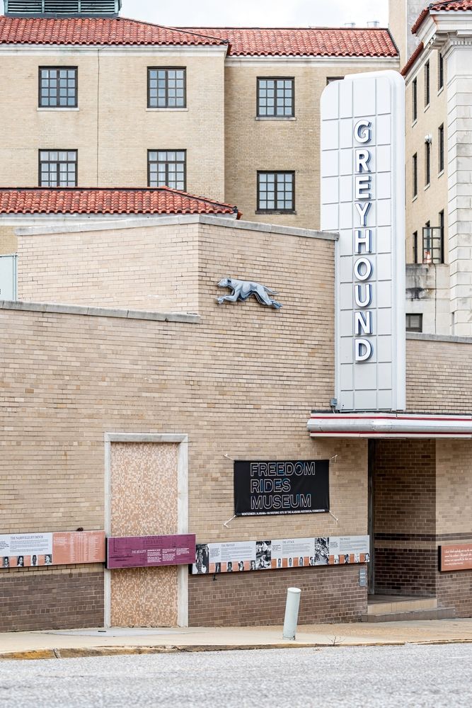 Facade of Freedom Rides Museum
