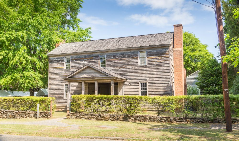 A wooden house at Old Alabama Town