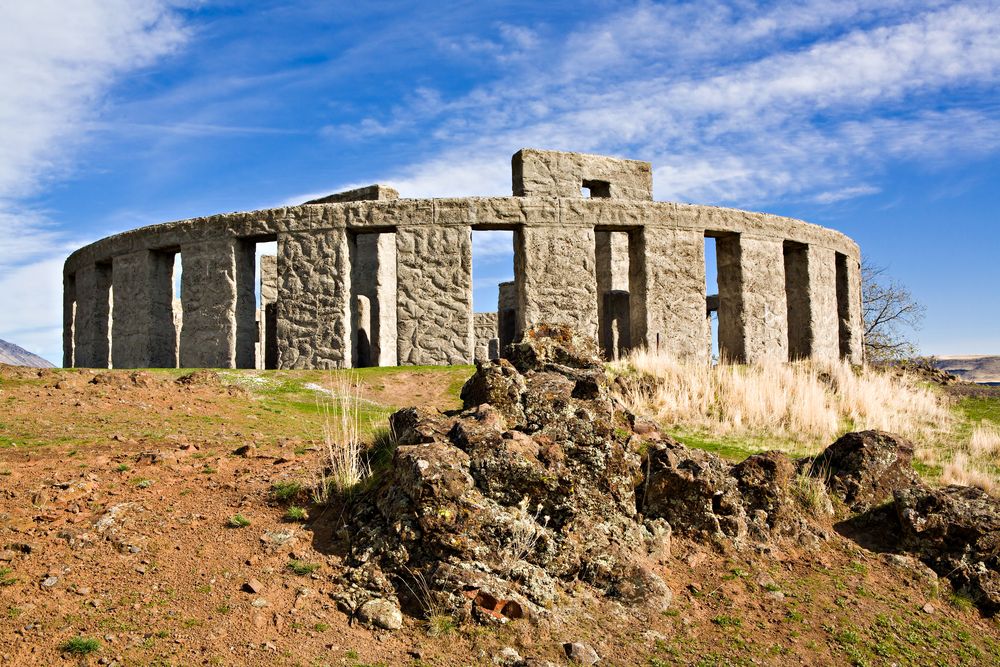 View of the Maryhill Stonehenge Monument