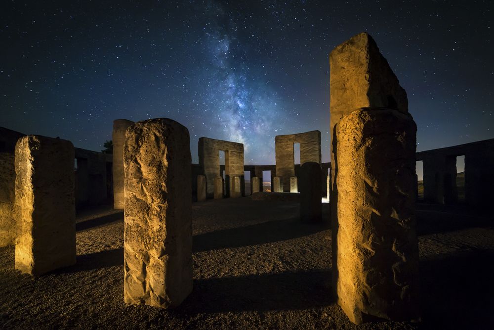 View of the Maryhill Stonehenge Monument