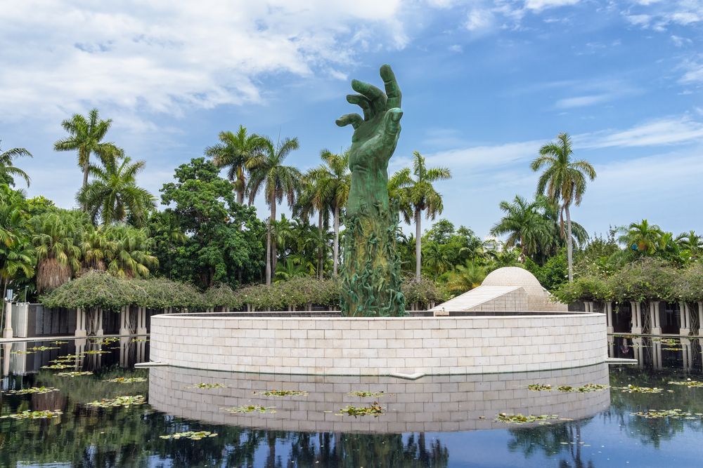 Daytime view of the Holocaust Memorial