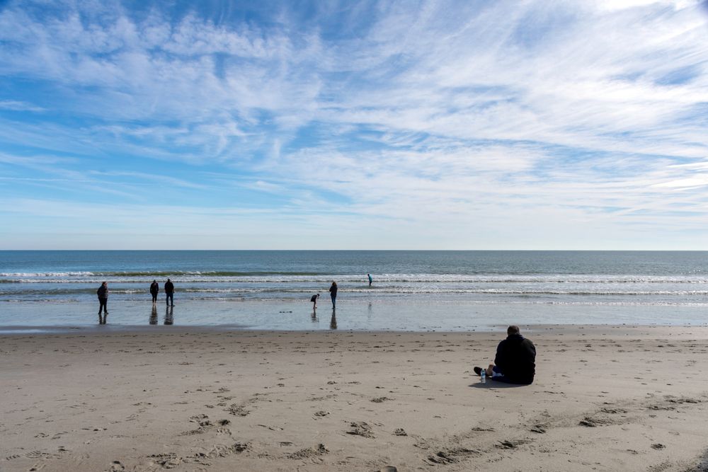 People at Myrtle Beach State Park