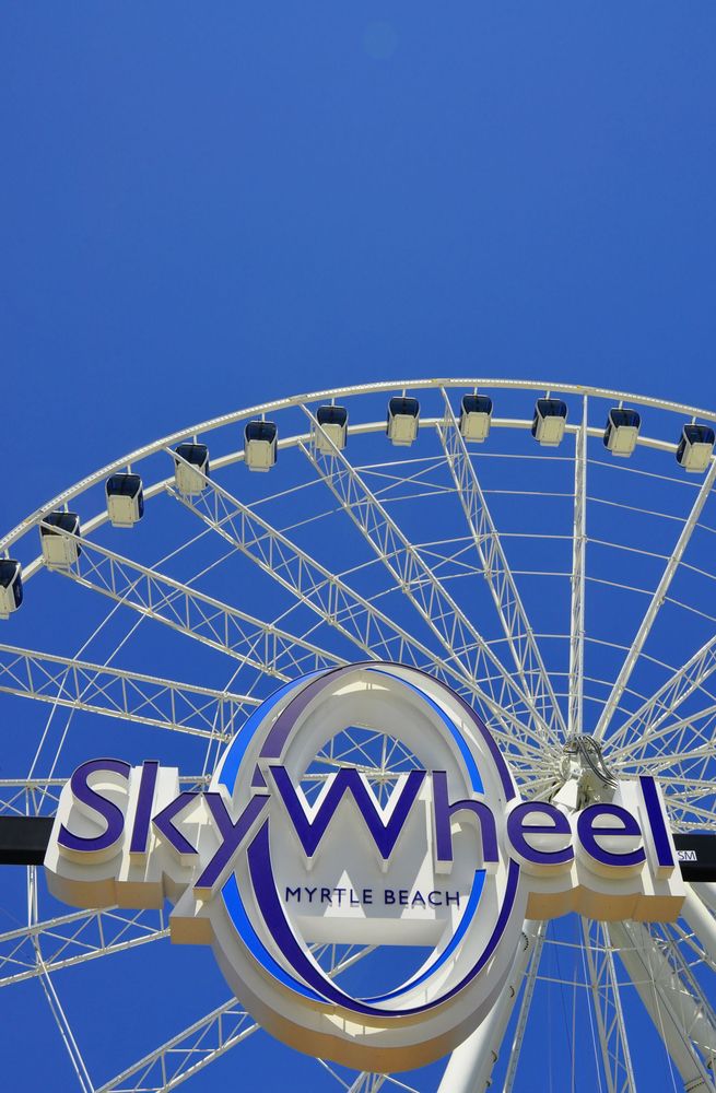 Signage of SkyWheel Myrtle Beach