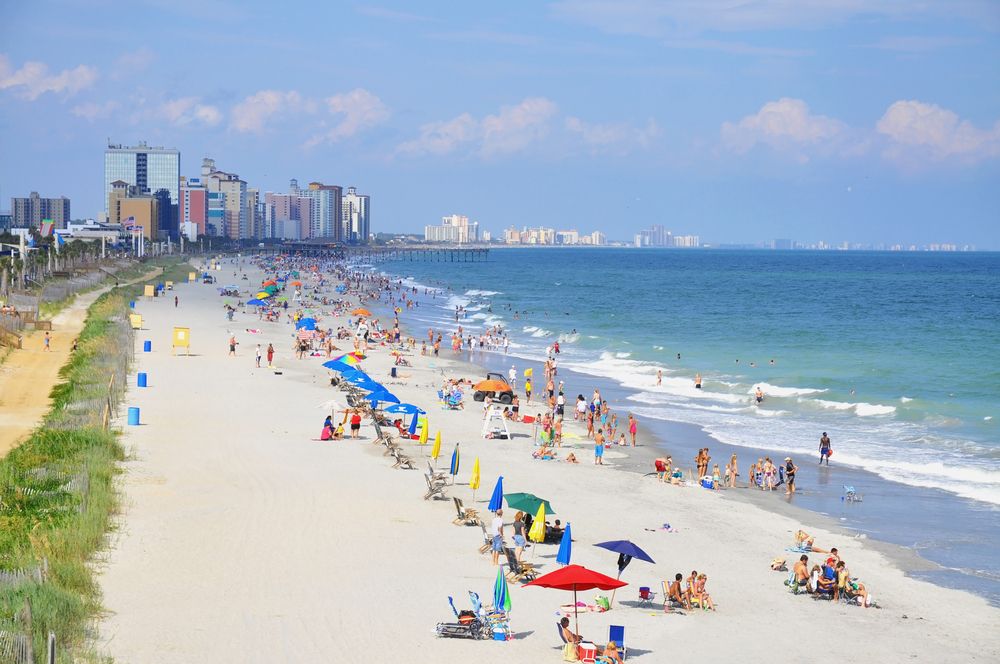 Sunny day at Myrtle Beach