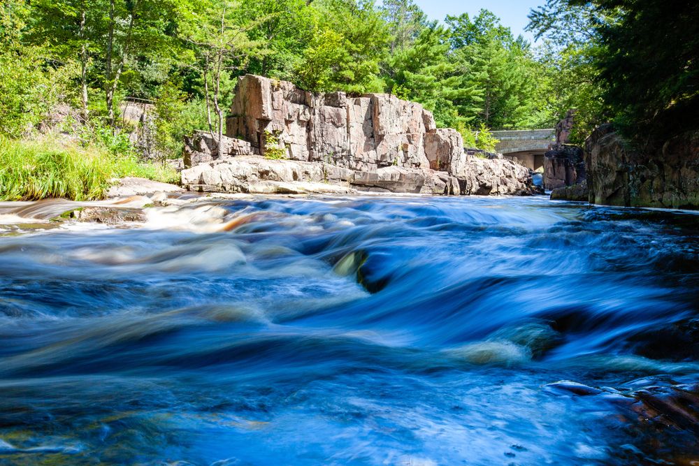 River at Dells of the Eau Claire County Park