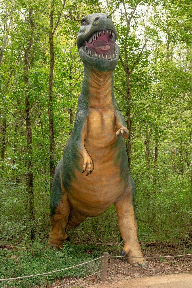 T-Rex sculpture at Dinosaur World Kentucky