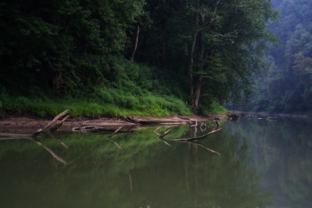 The waters of Green River