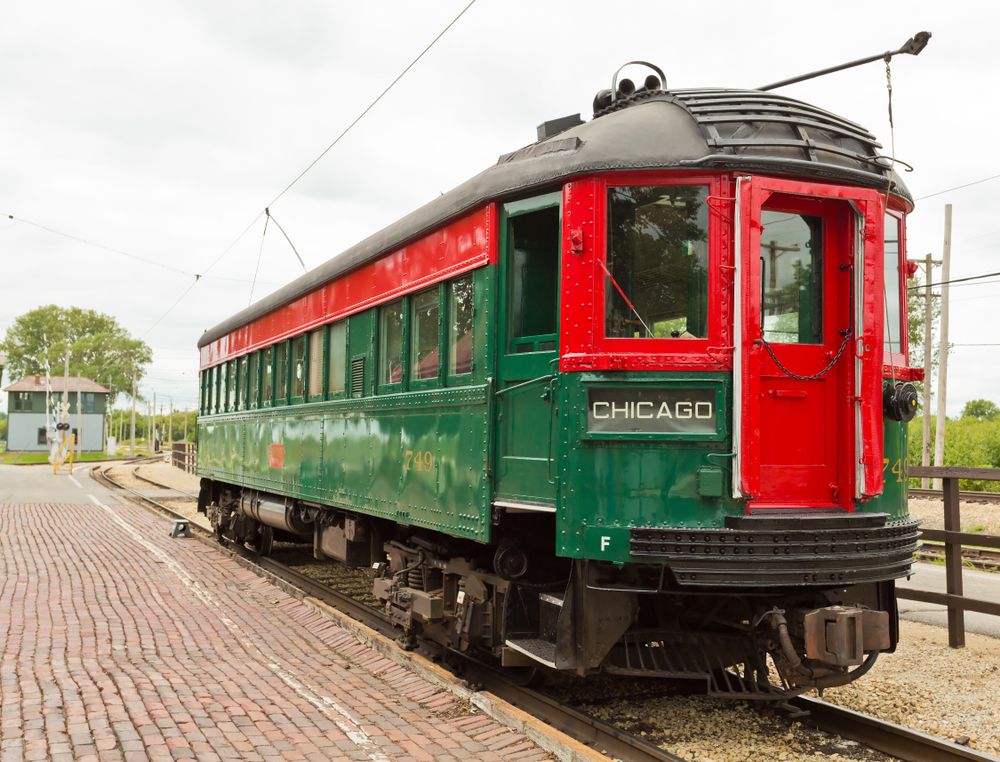 Railcar at Illinois Railway Museum