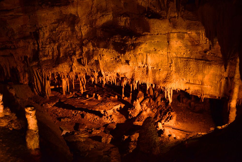 Cave interior at Mammoth Cave National Park